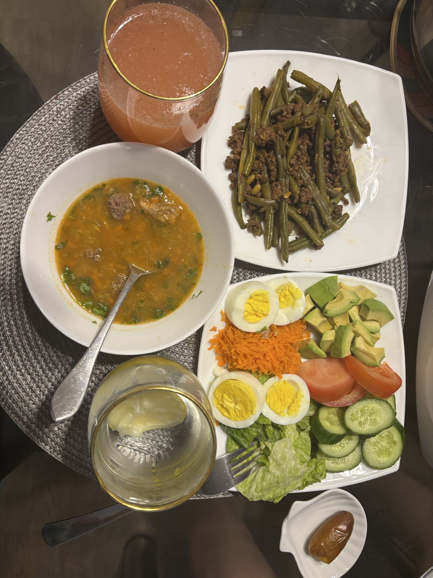 Repas équilibré maison