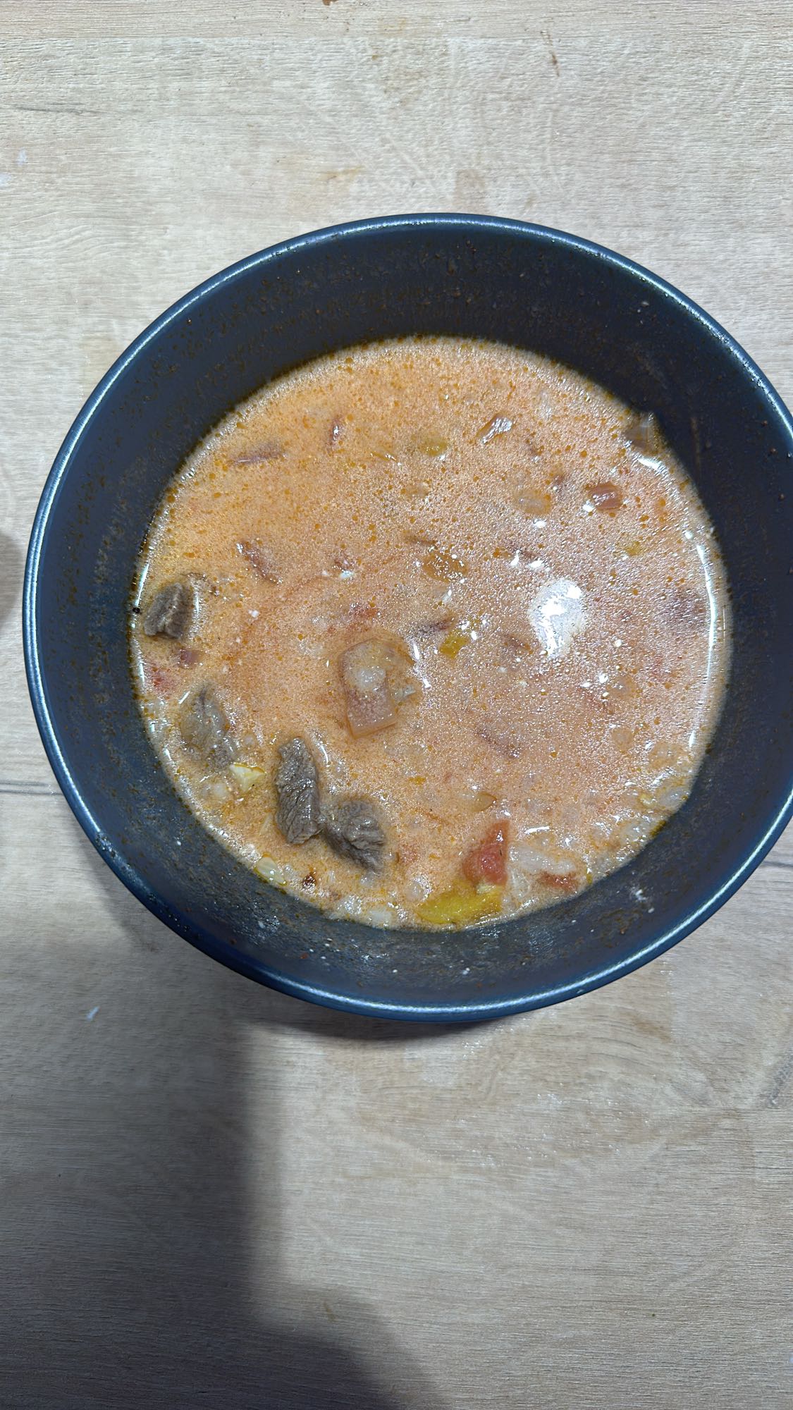 Говяжий суп с овощами