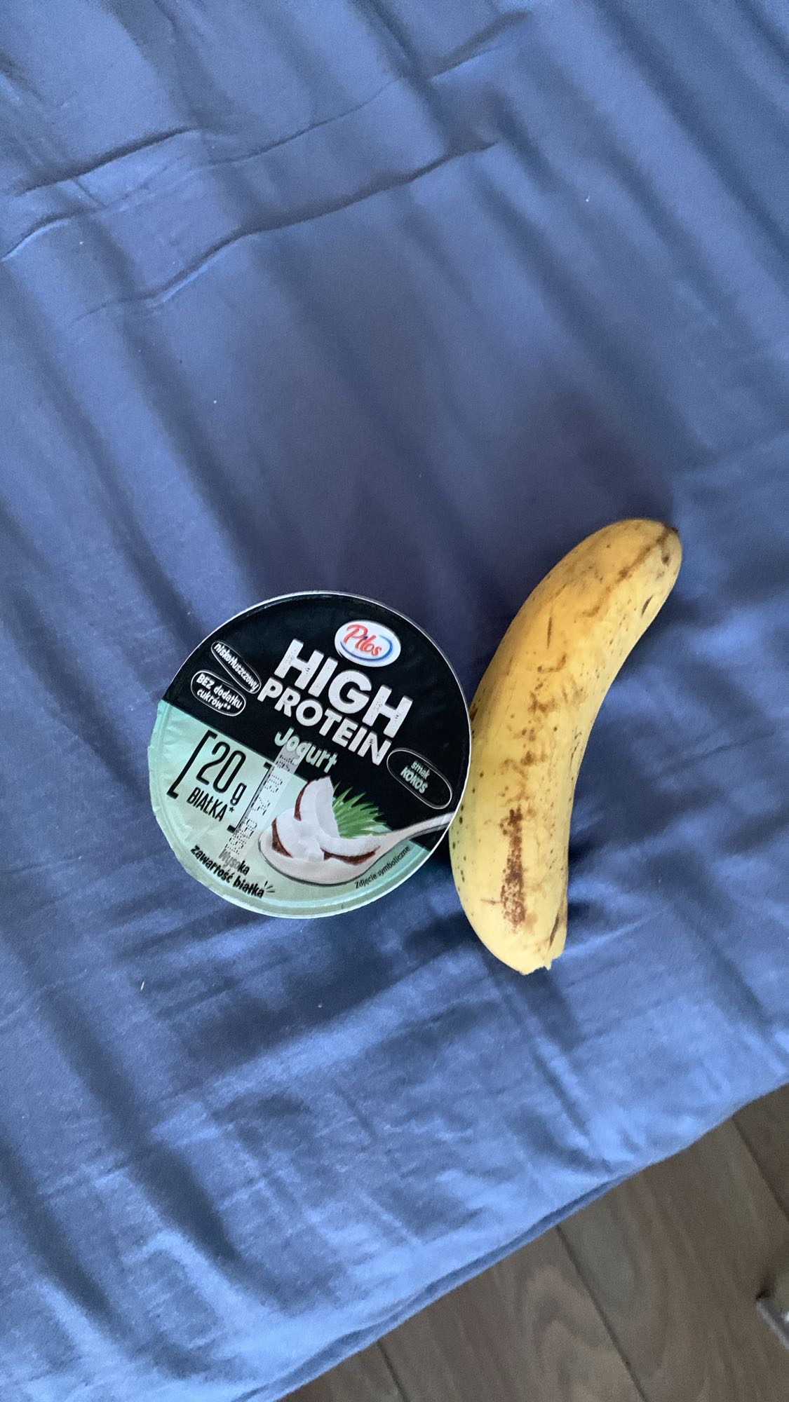 Jogurt proteinowy z bananem