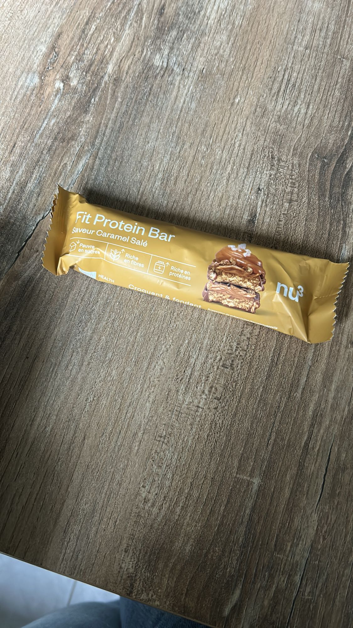 Barre protéinée caramel