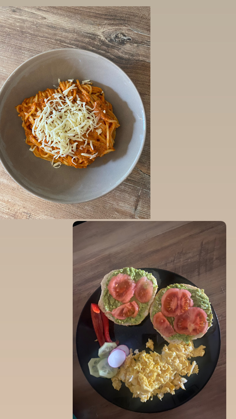 Makaron i śniadanie