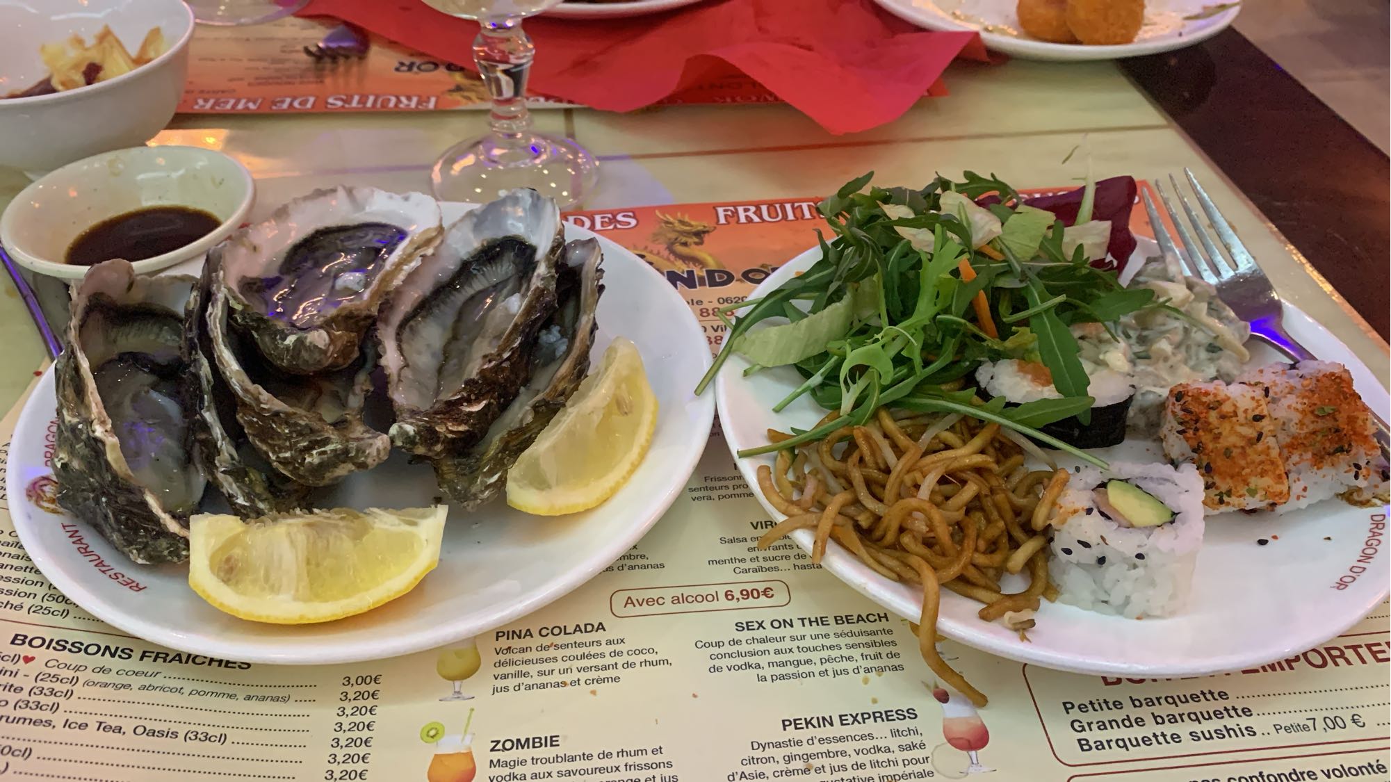 Assiette fruits de mer
