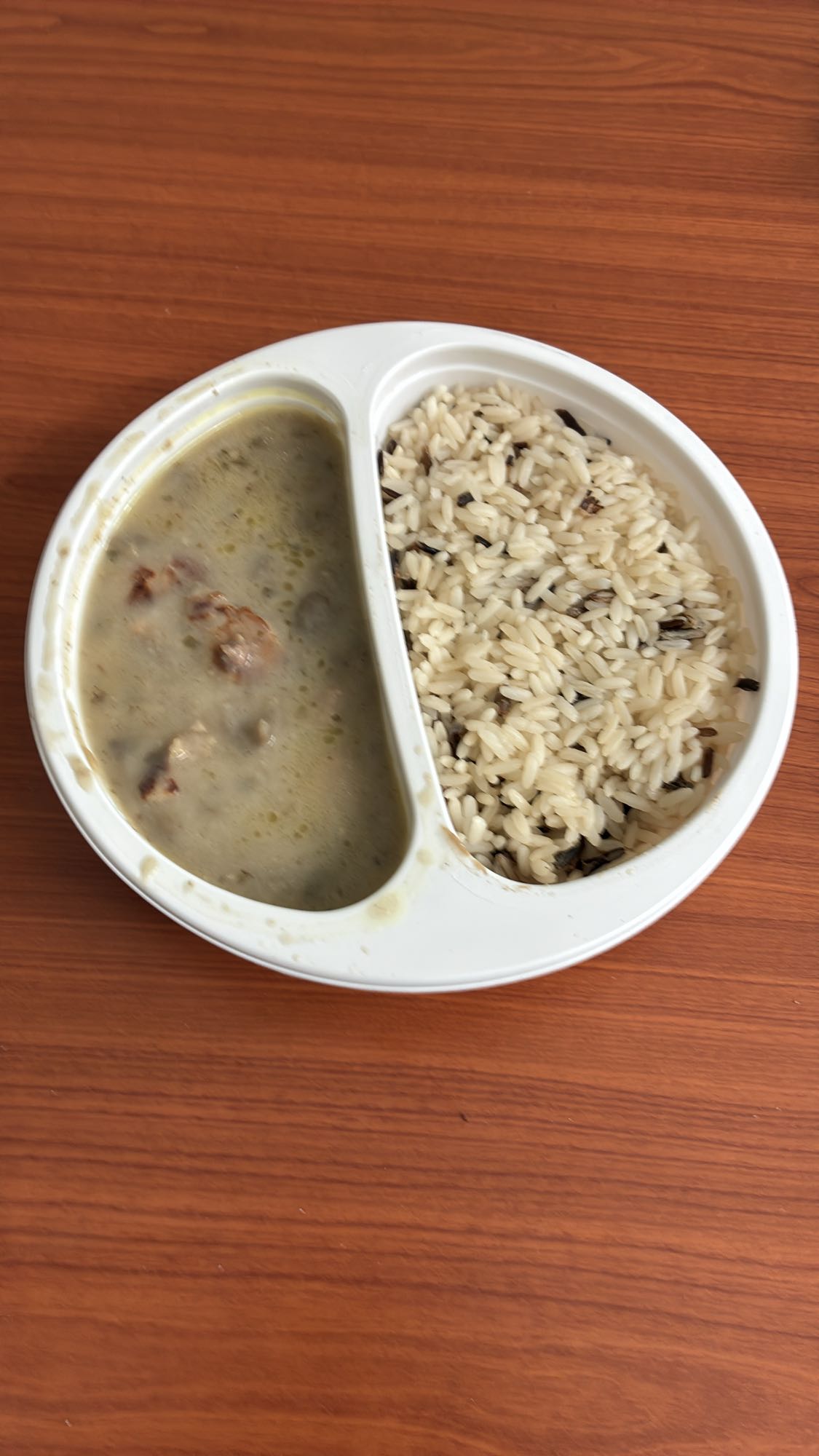 Riz sauvage et ragoût