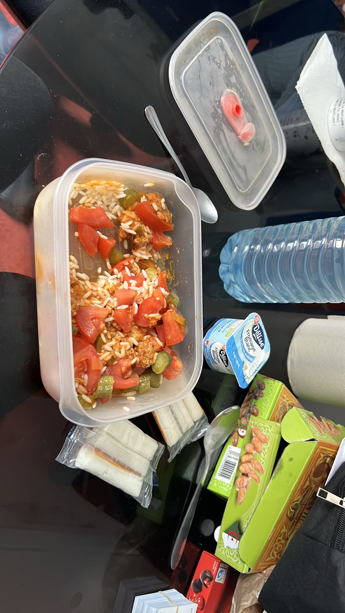 Riz aux légumes et poulet