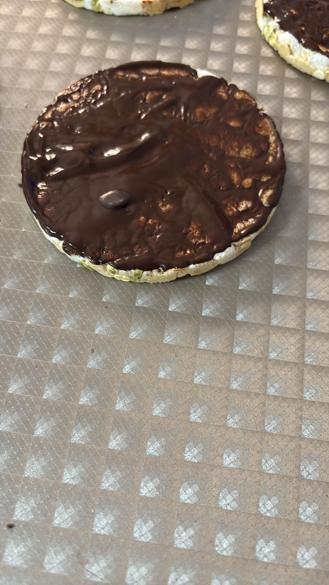 Torta de arroz con chocolate