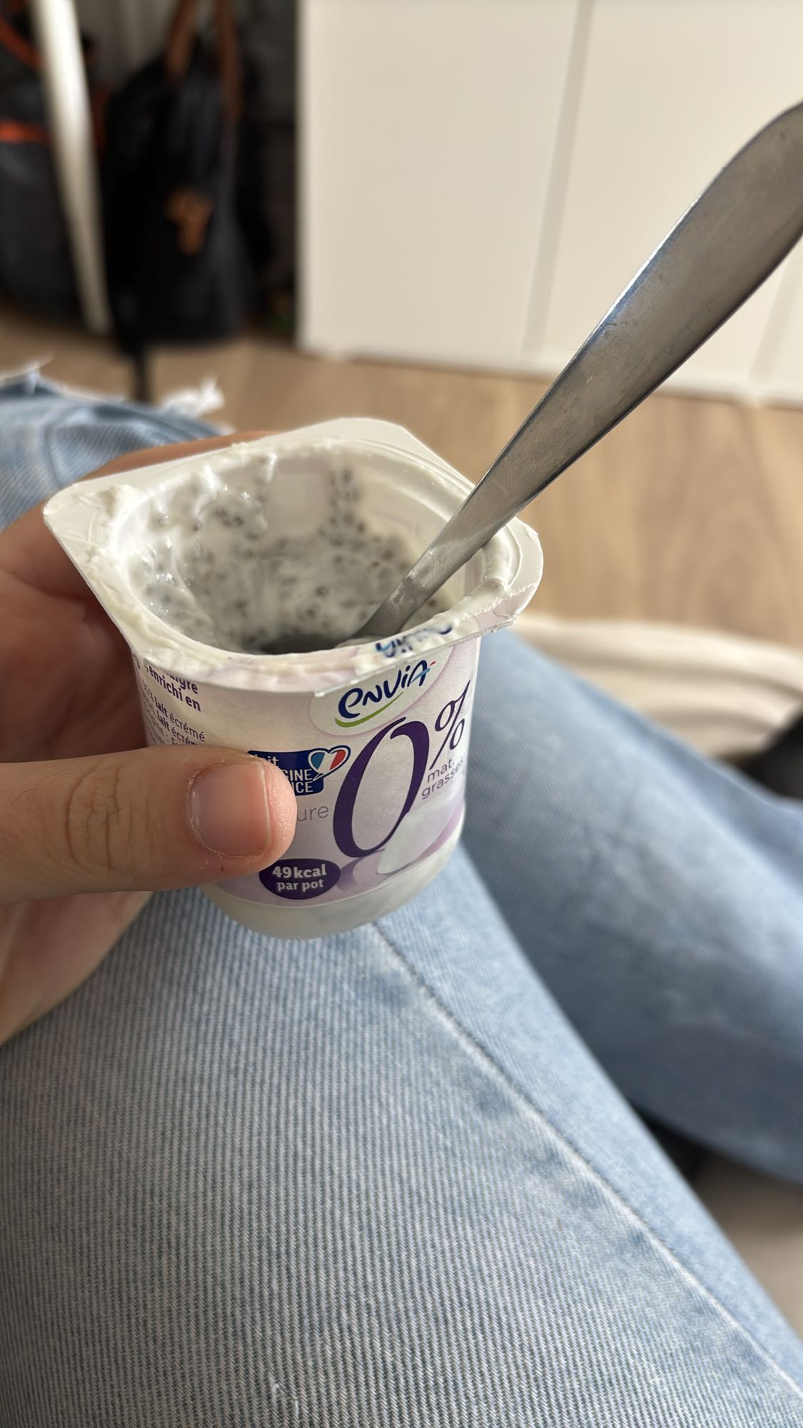 Yaourt 0% avec graines