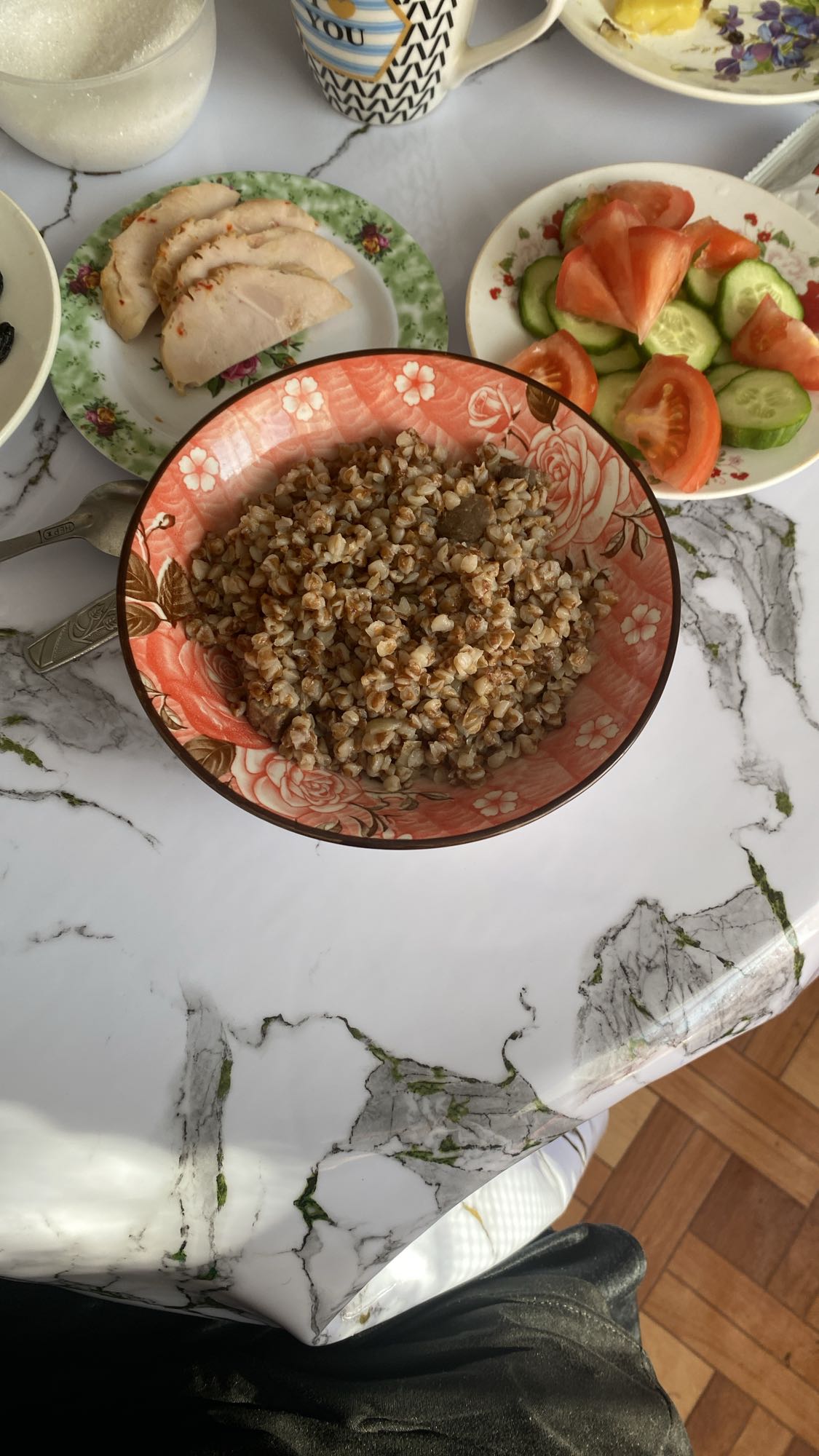 Гречка с курицей