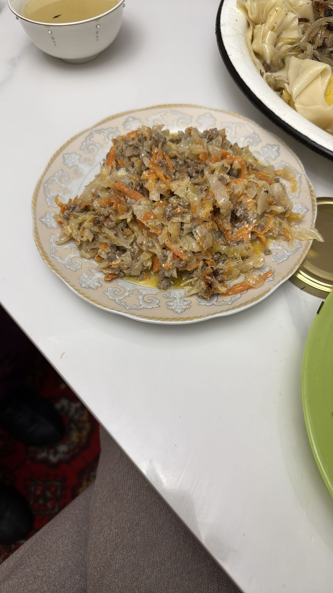 Тушеная капуста с мясом