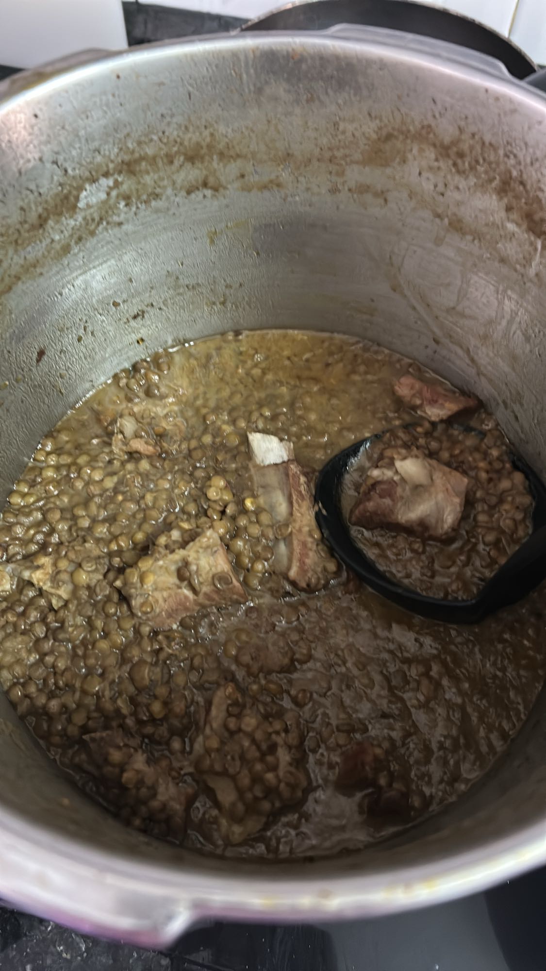 Lentejas con costilla