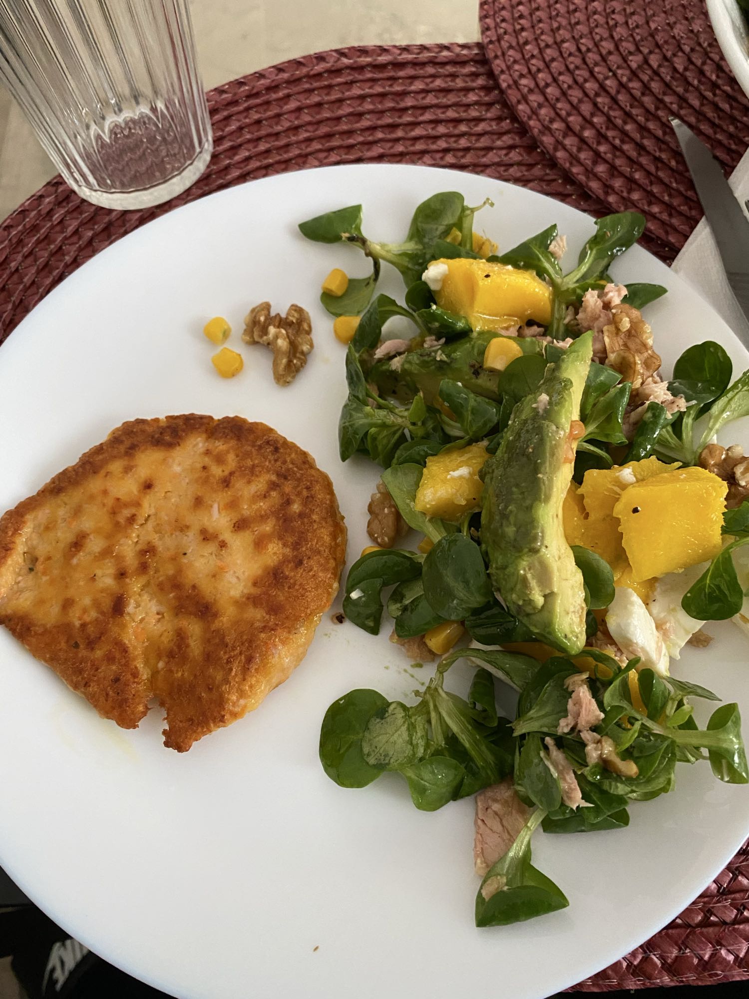 Ensalada con filete de pollo