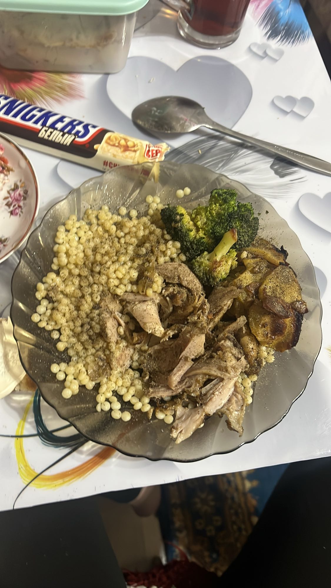 Кускус с мясом и овощами