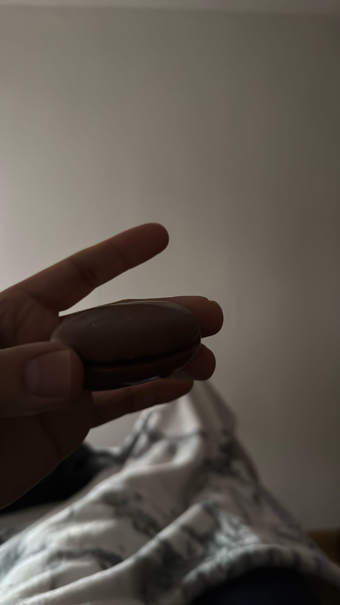 Galleta cubierta de chocolate