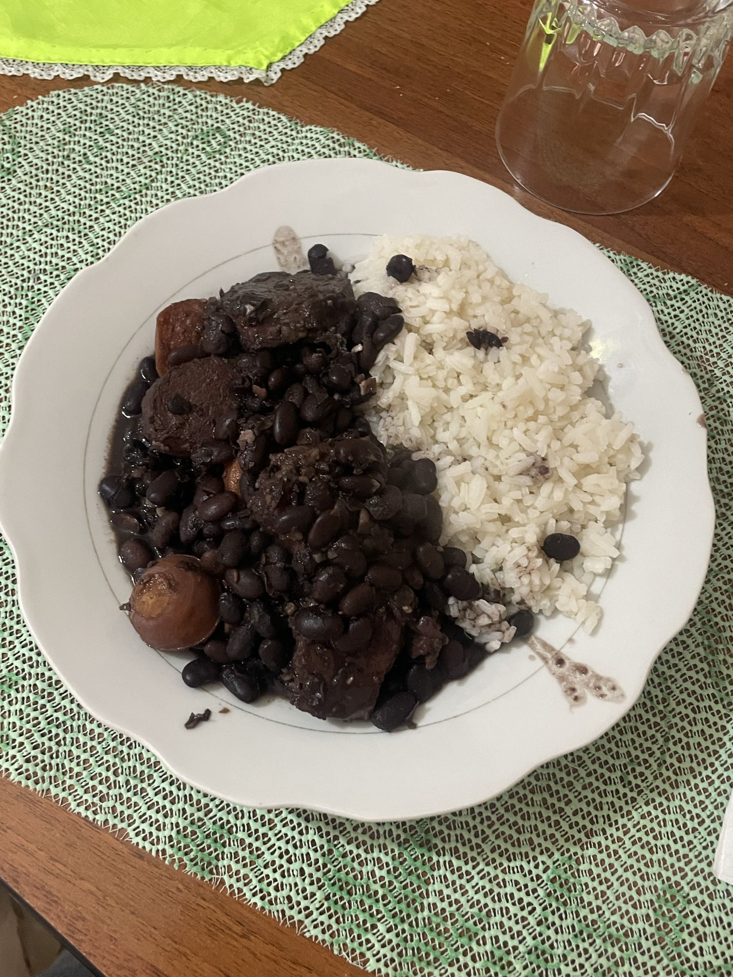 Feijoada con arroz