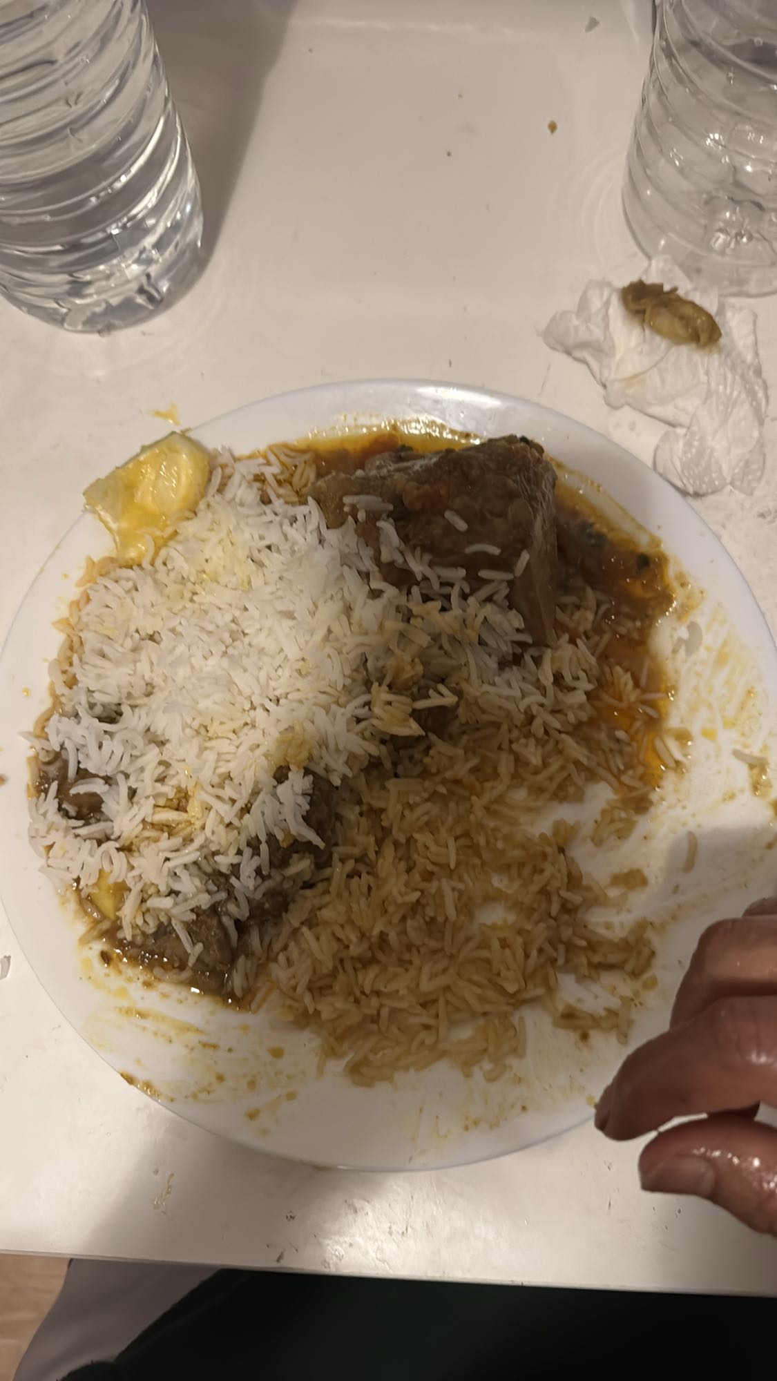Riz avec ragoût de viande