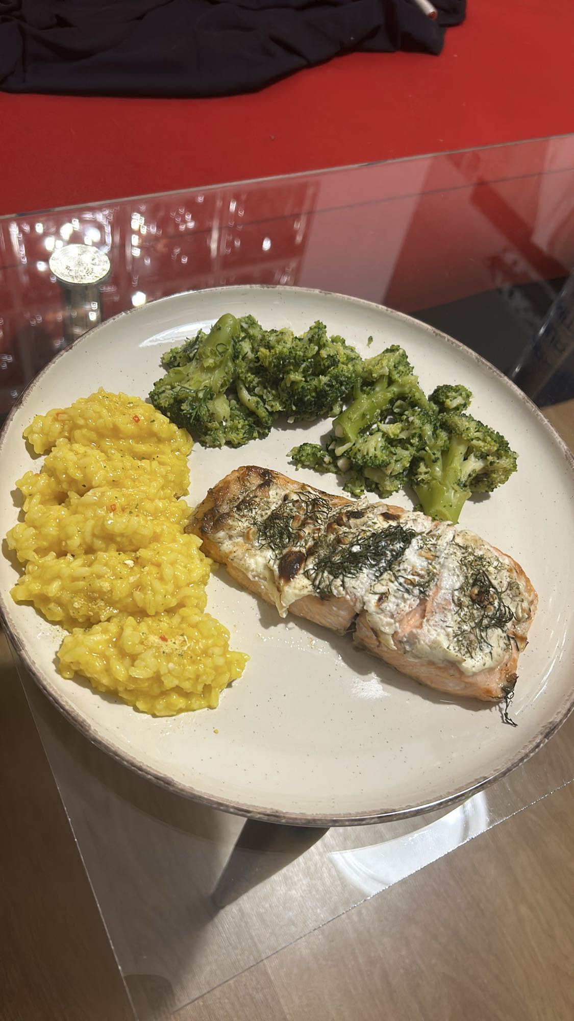 Salmon with Risotto