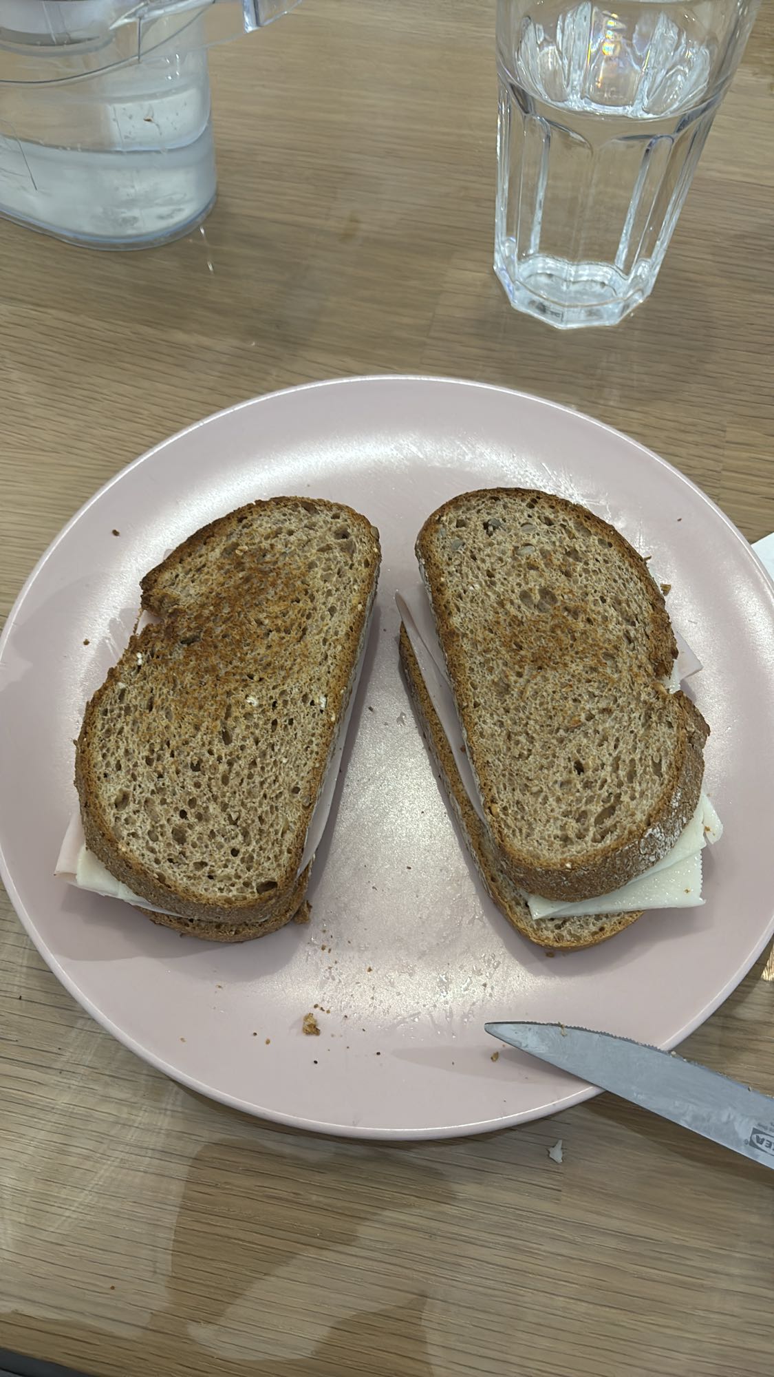 Sándwich de pan integral