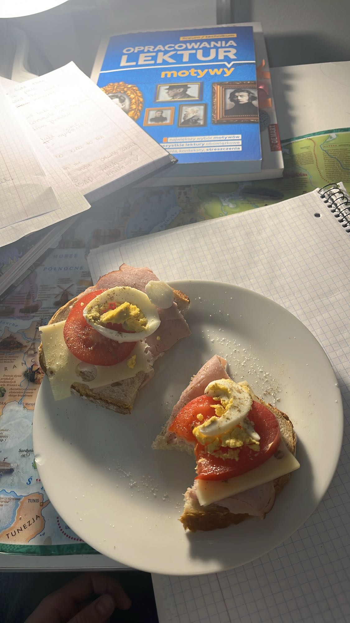 Kanapki z szynką i serem