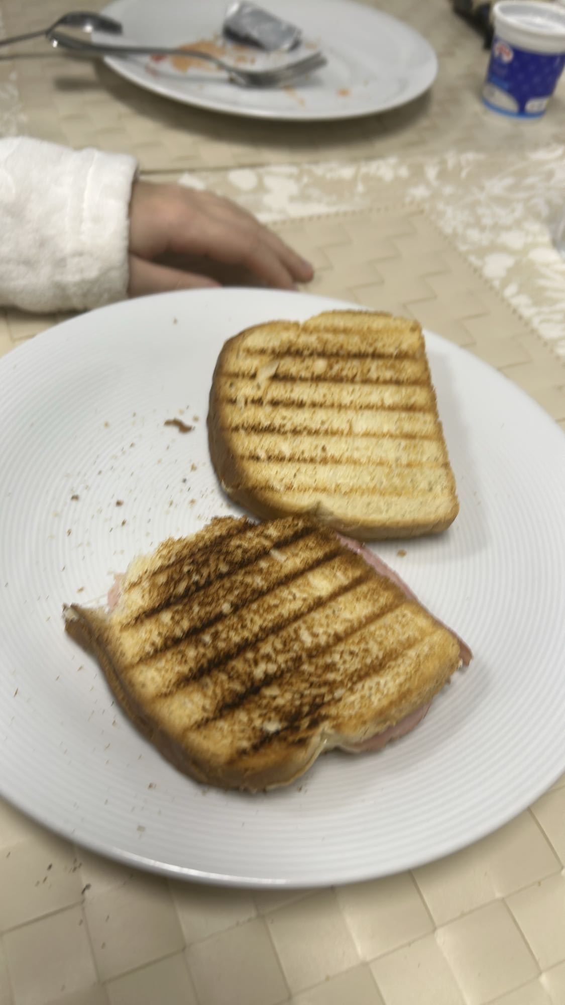 Sándwich a la parrilla