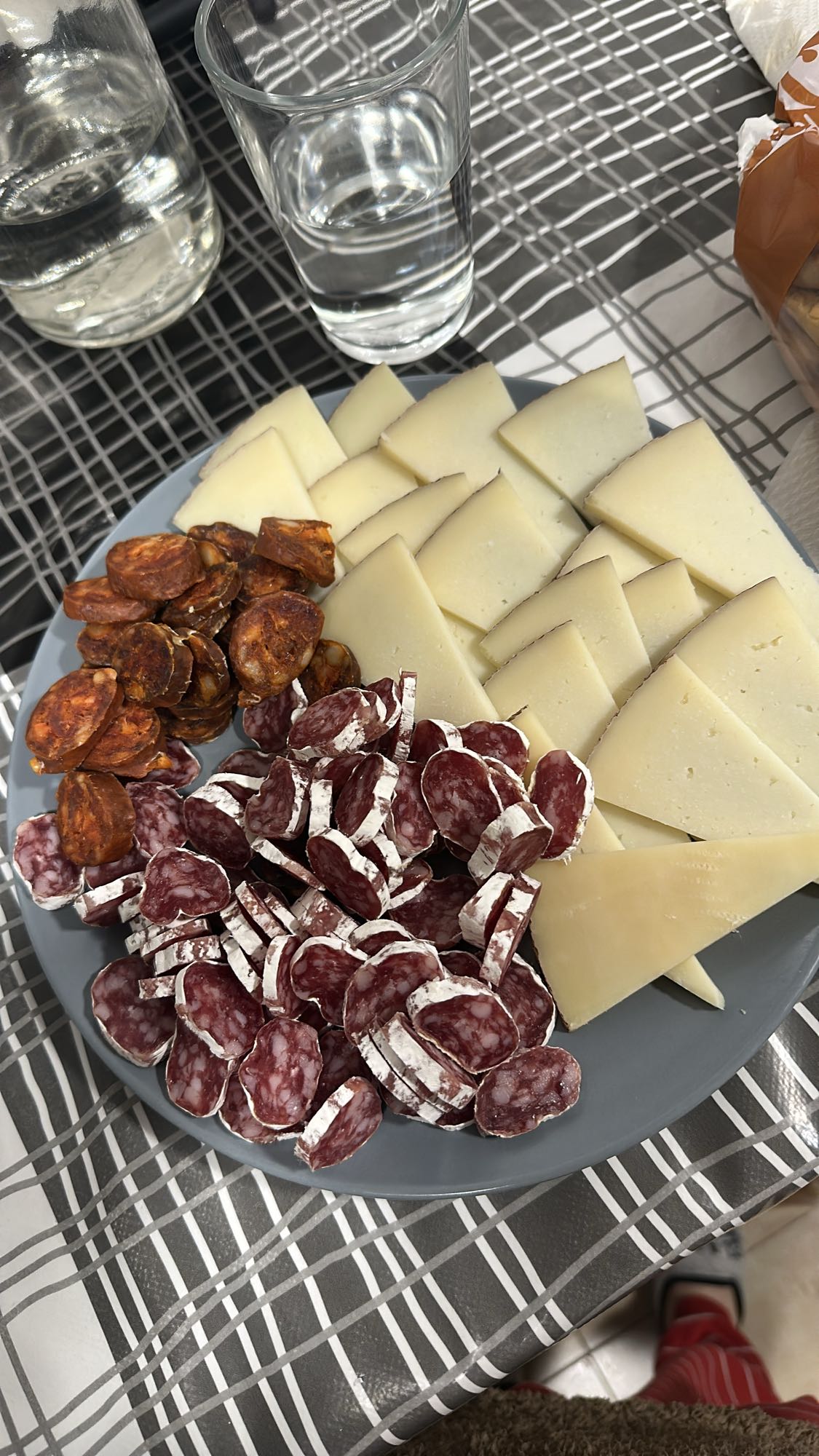 Tabla de embutidos y queso