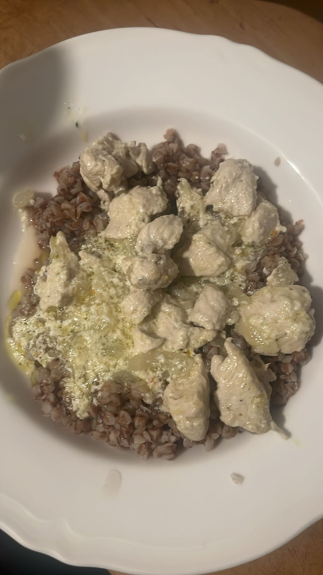 Kasza gryczana z kurczakiem