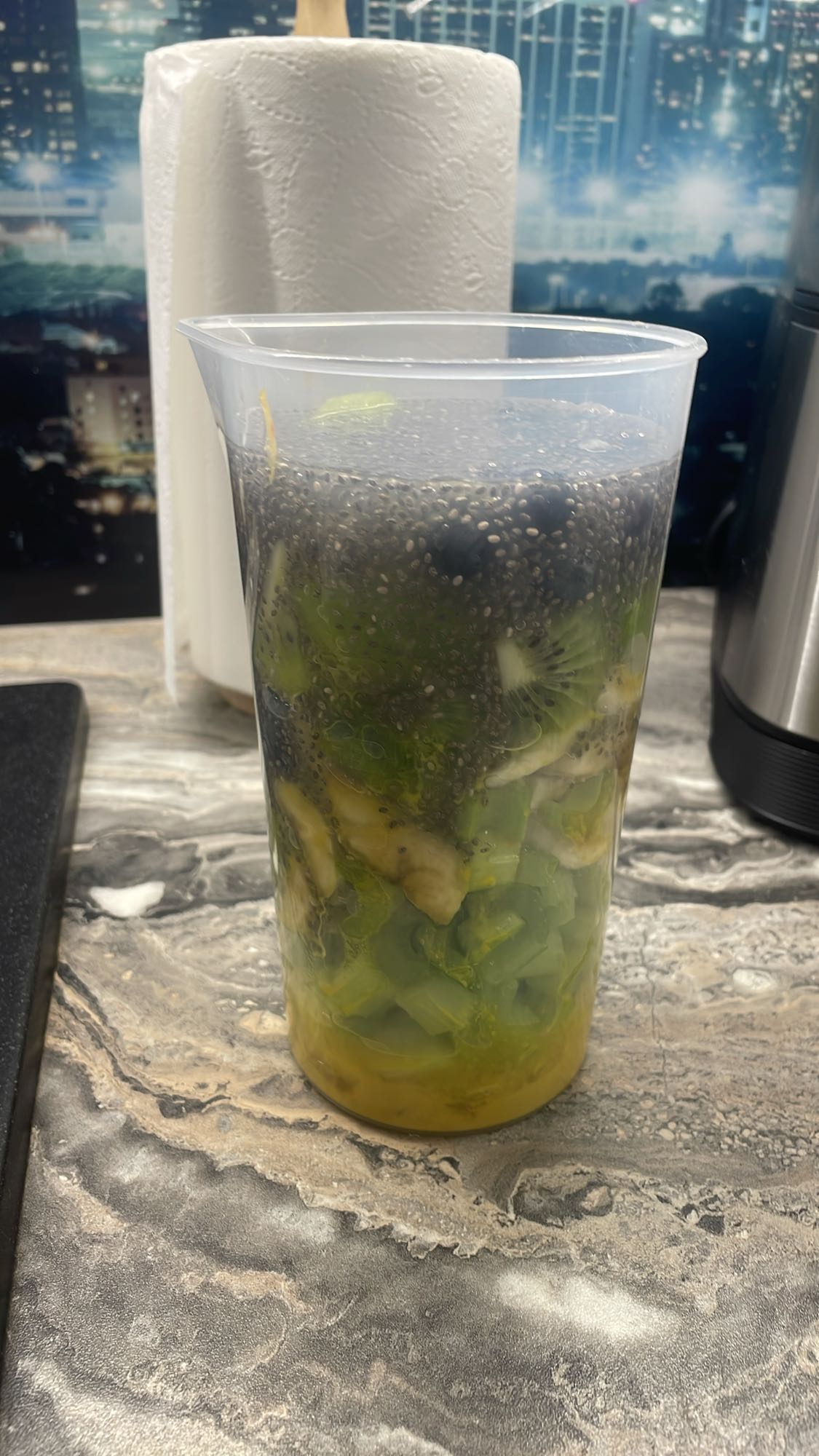 Zielony koktajl z chia