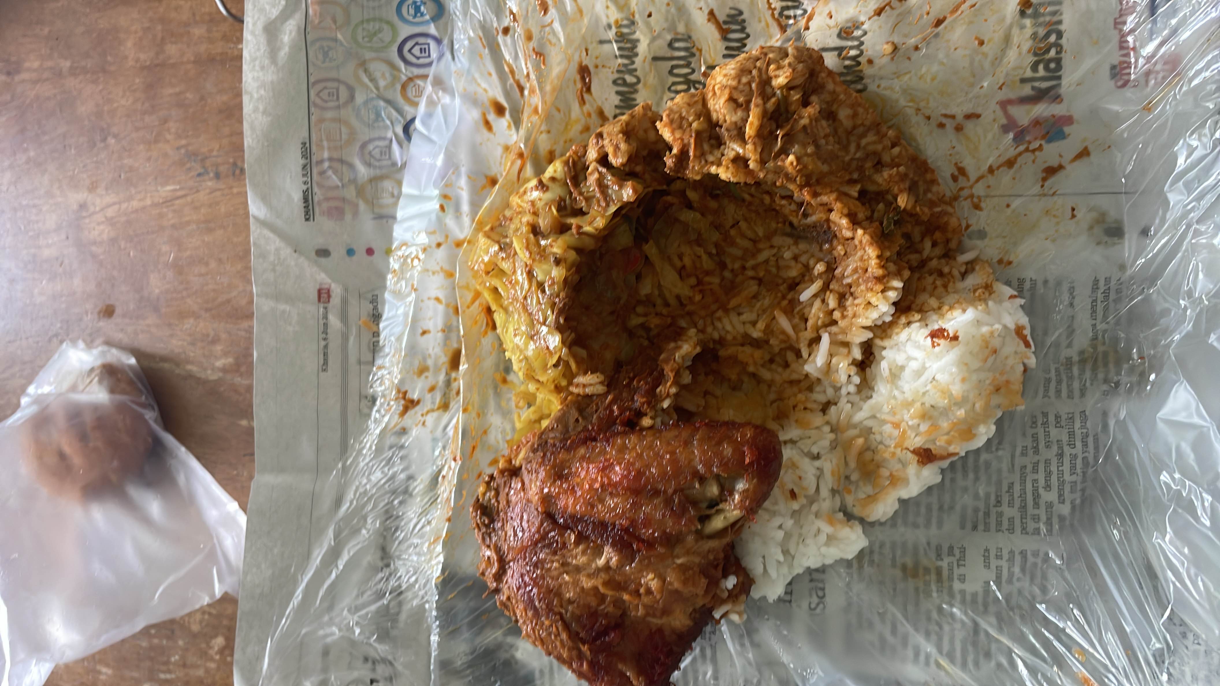 Spicy Fried Chicken Rice