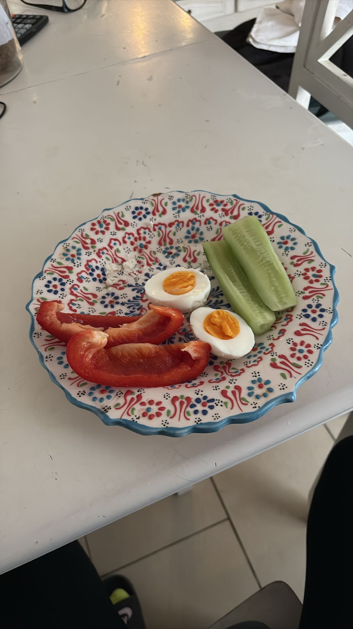 Овощи с яйцом