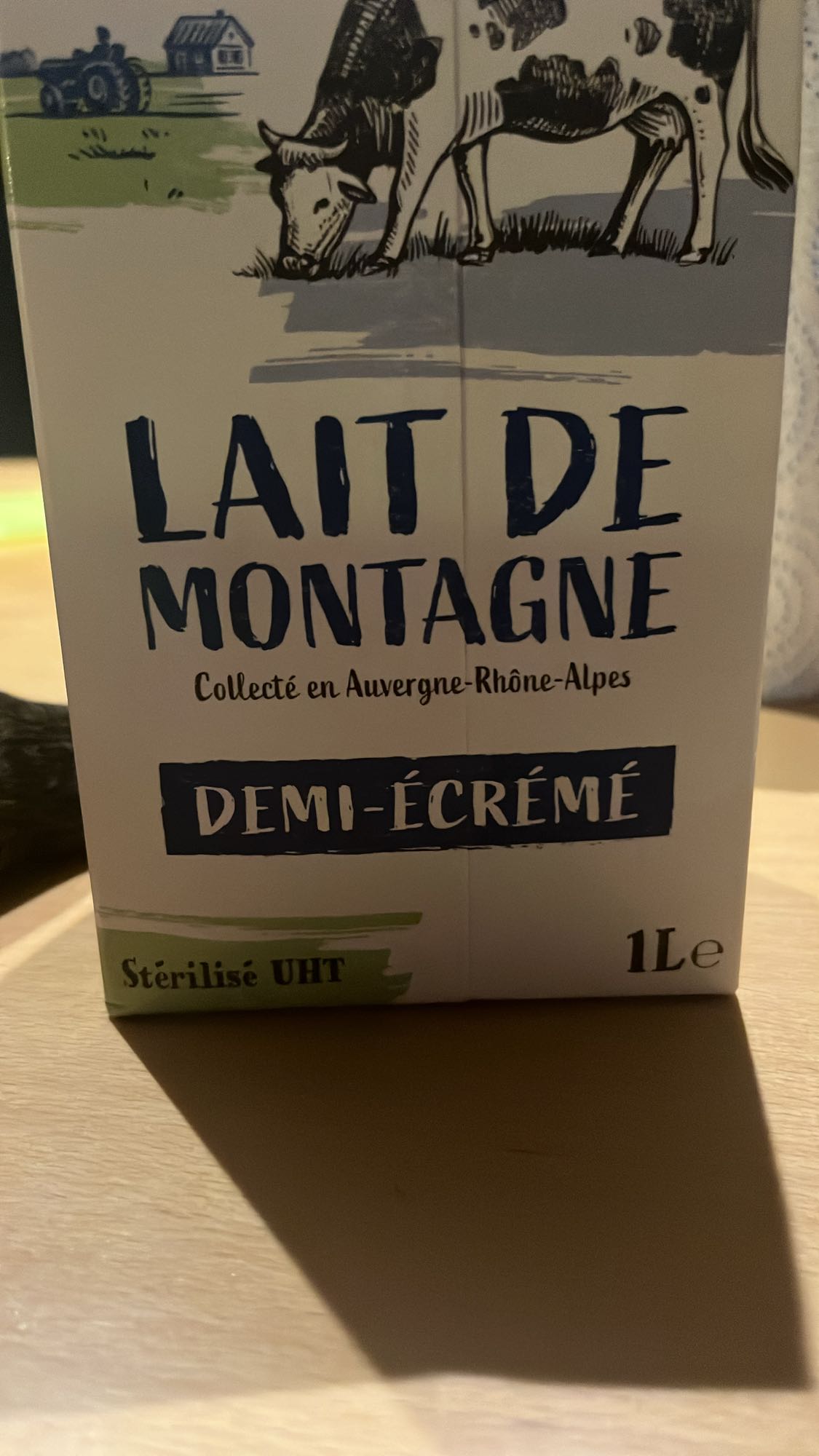 Lait demi-écrémé