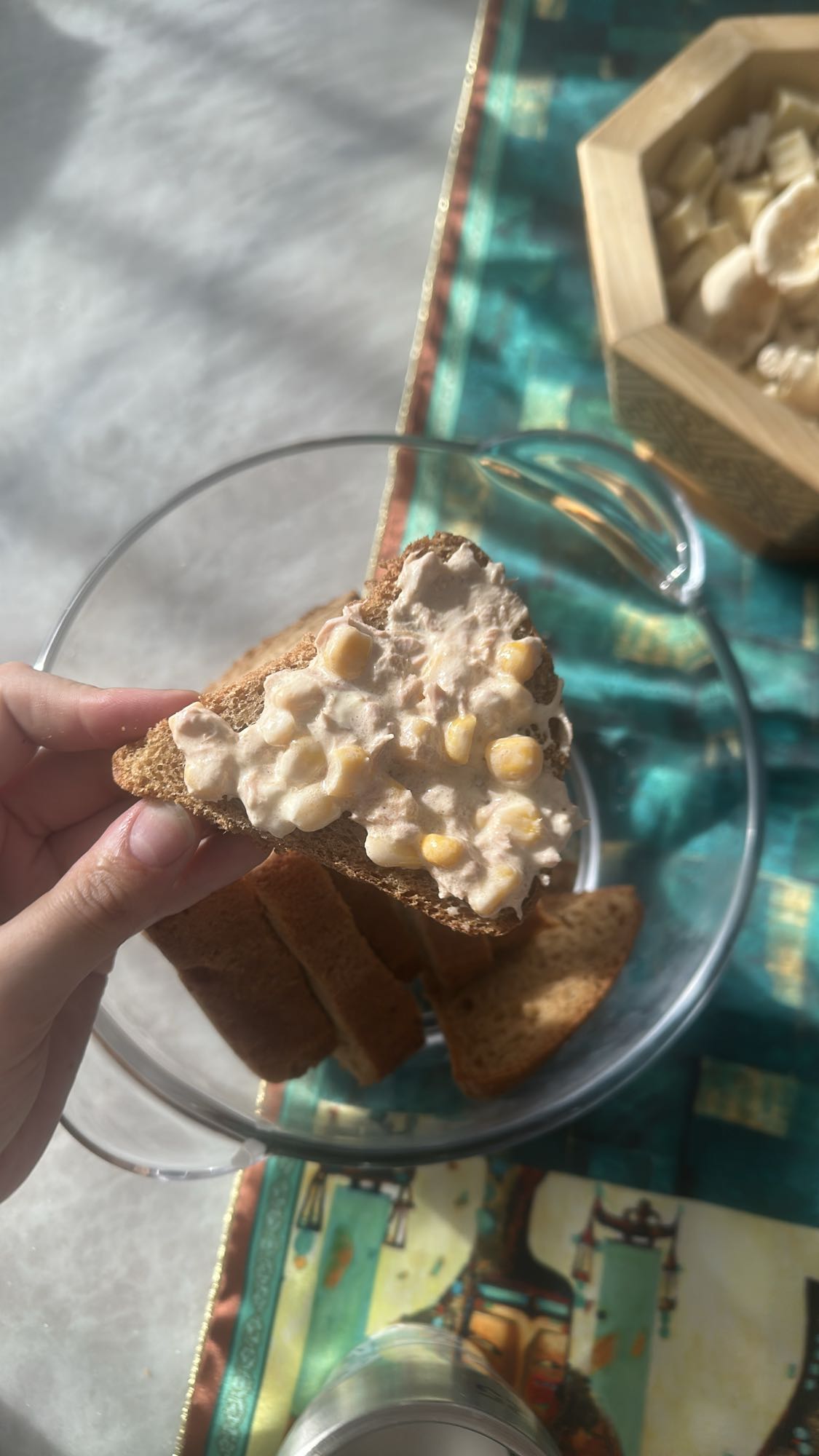 Tuna Corn Toast