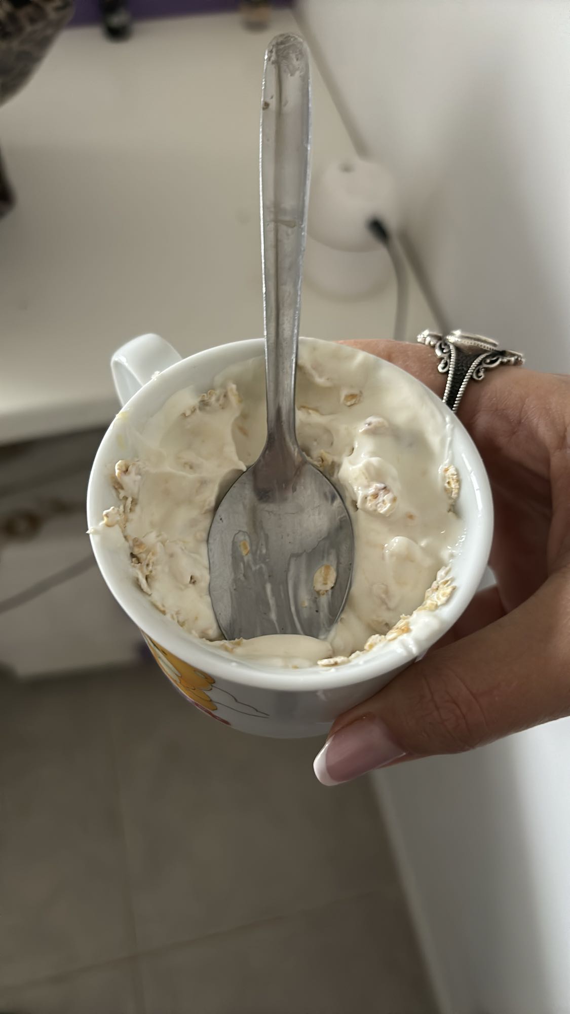 Yogur con avena