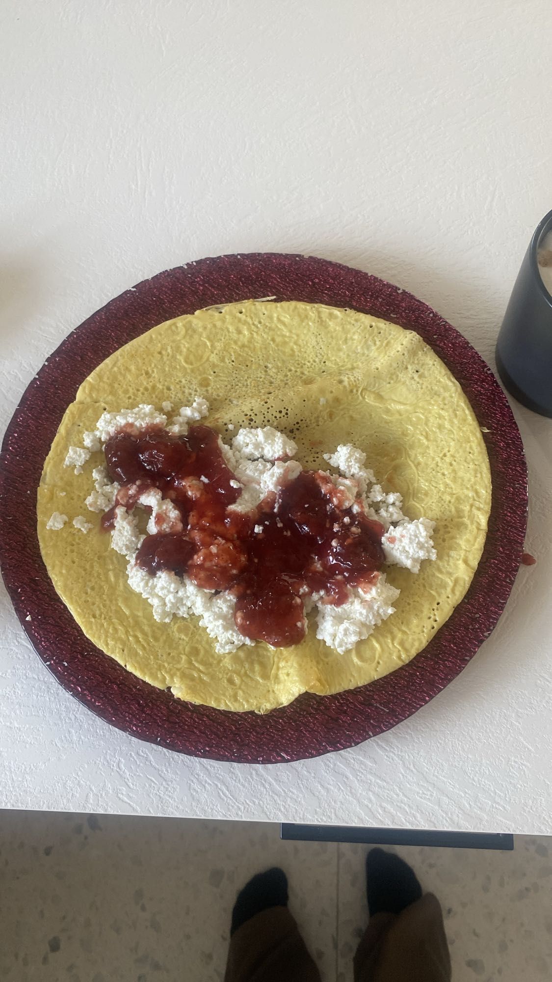 Naleśnik z twarogiem