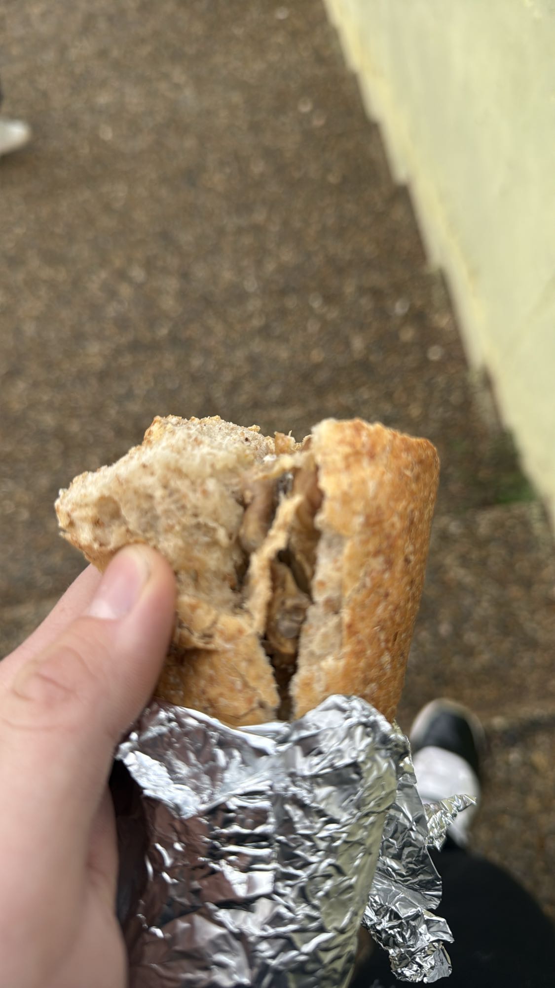 Bocadillo de champiñones