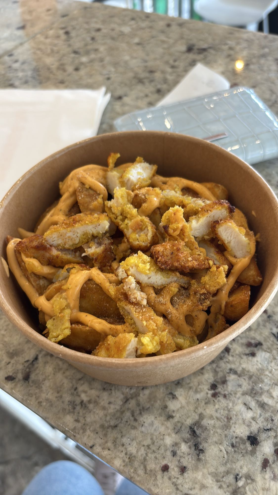 Crispy Chicken Loaded Fries