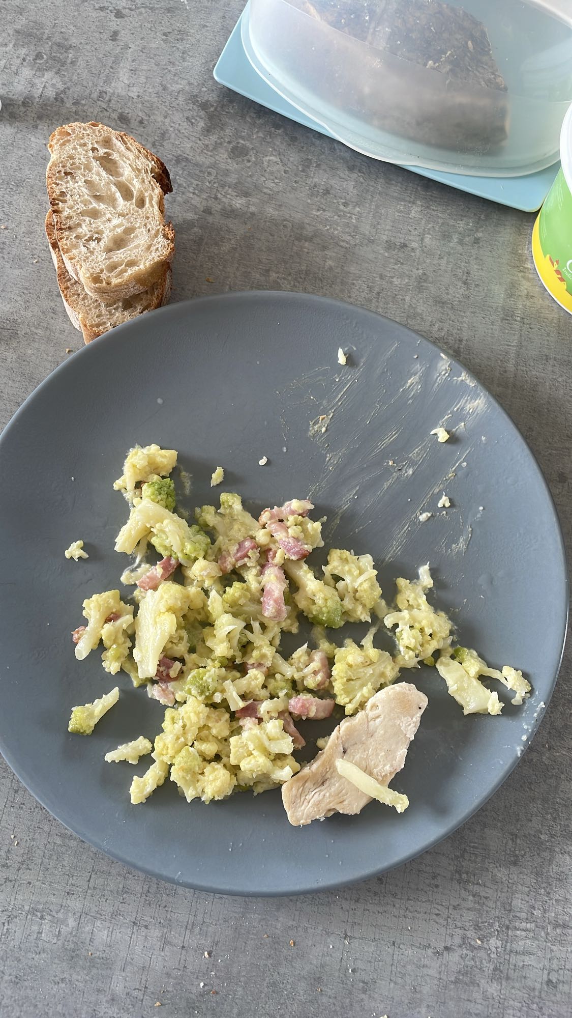 Gratin de chou romanesco