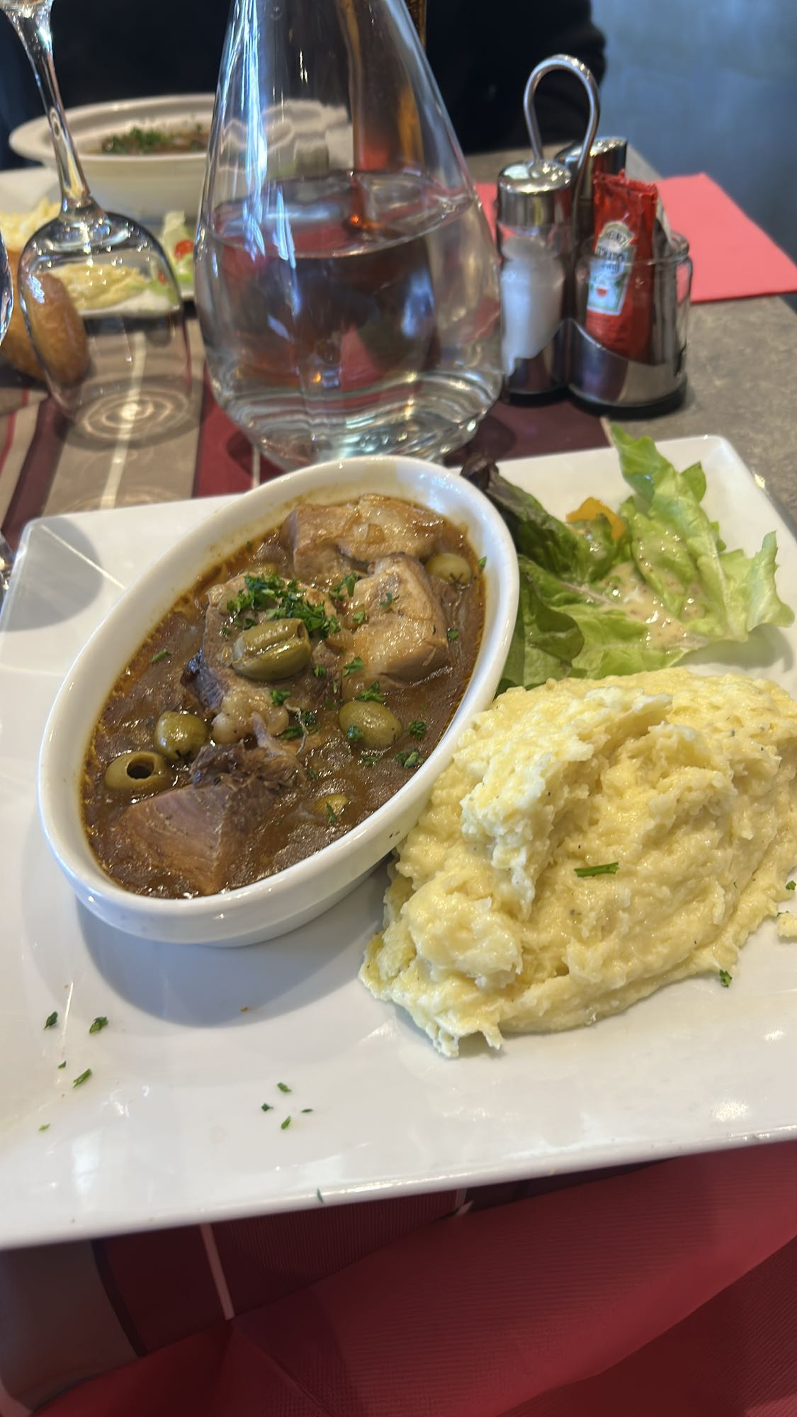 Ragoût de veau et purée