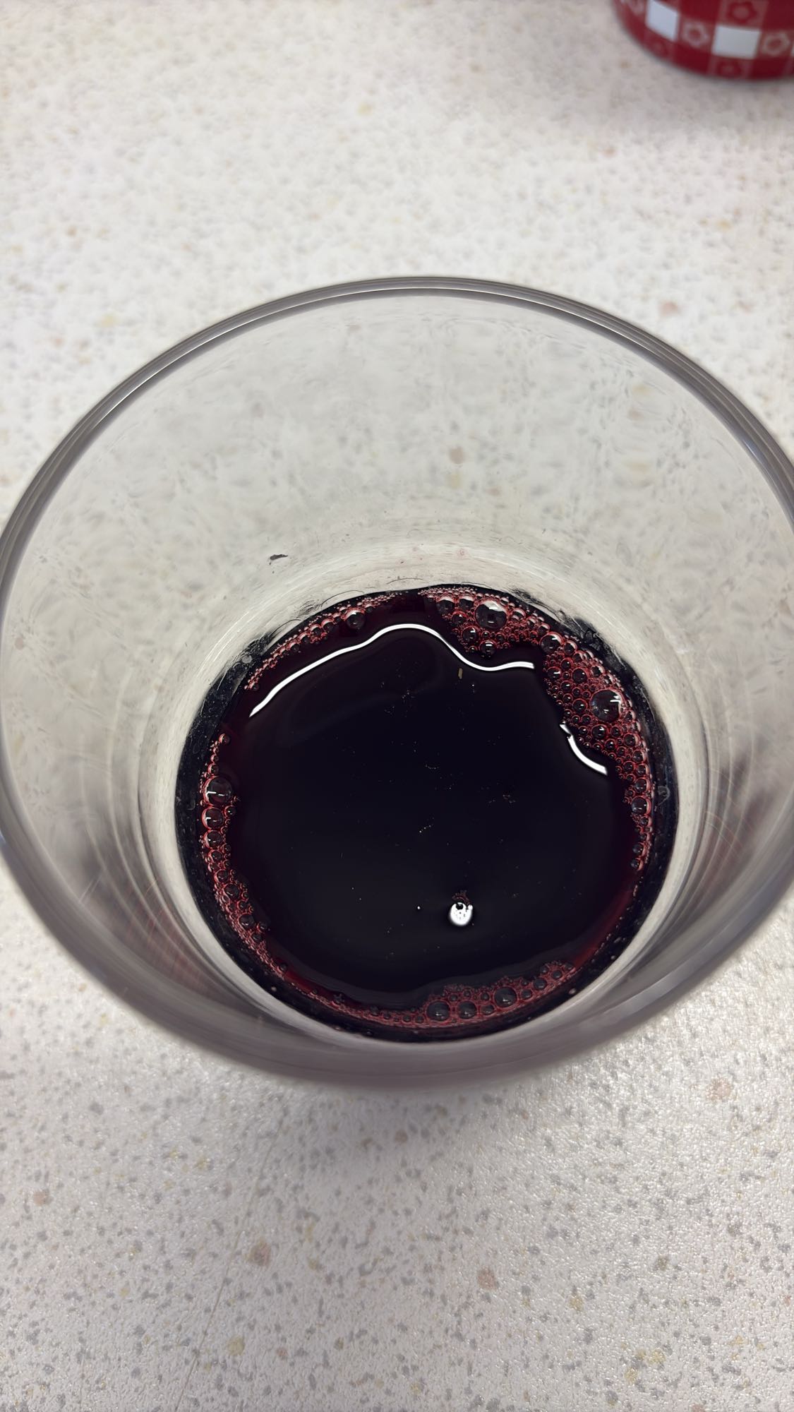 Verre de vin rouge