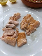 Salmón a la plancha