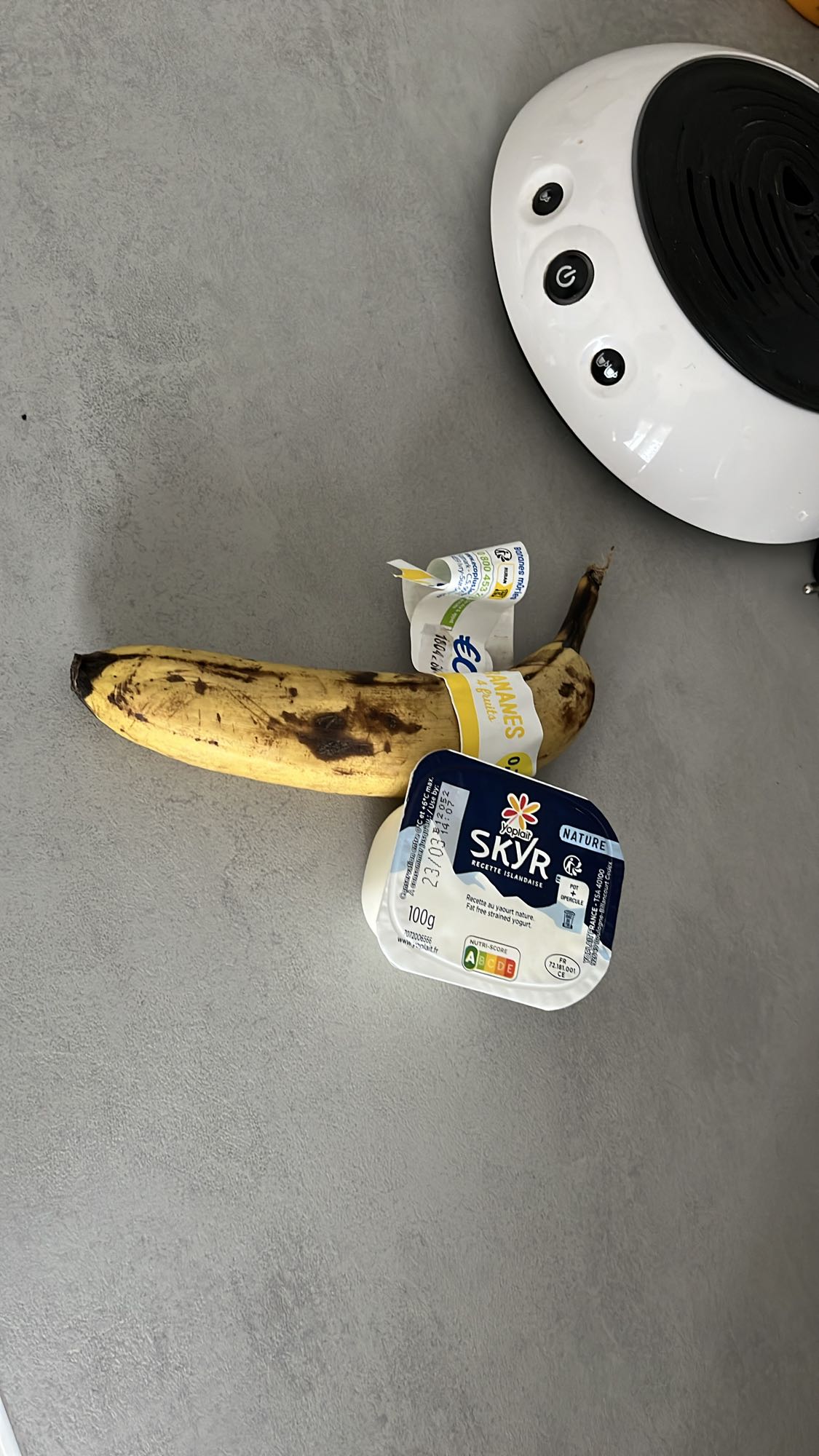 Banane et skyr