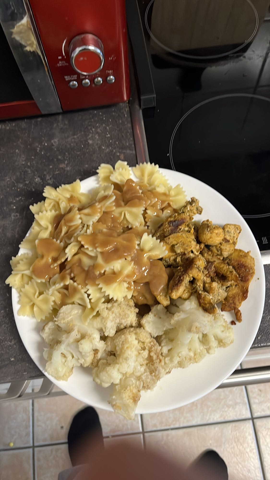 Nudeln mit Hähnchen