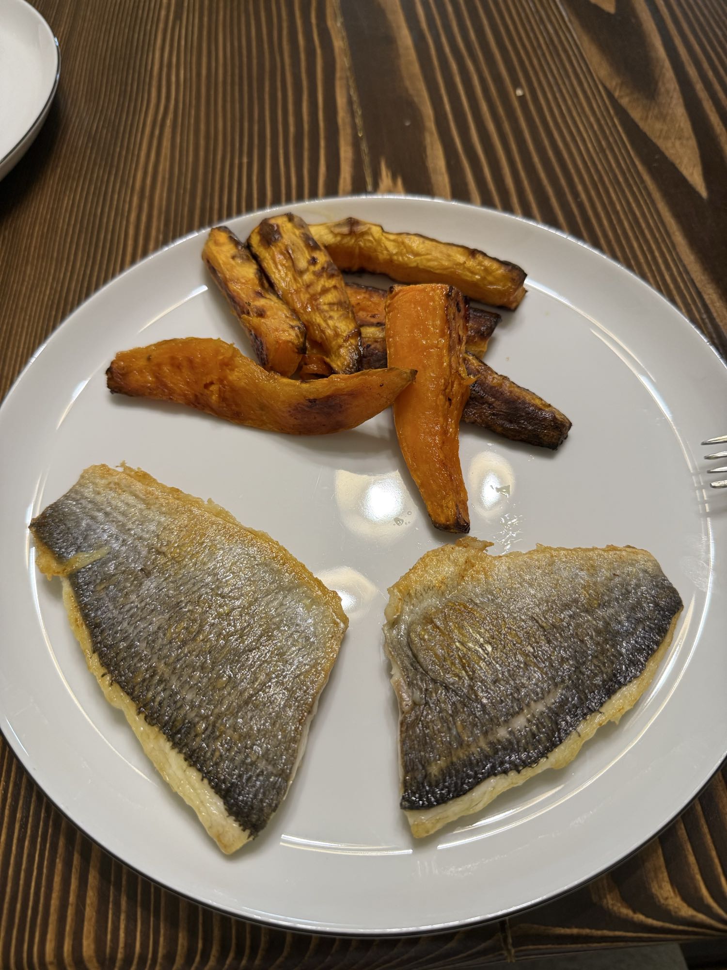 Grilled Fish with Sweet Potato