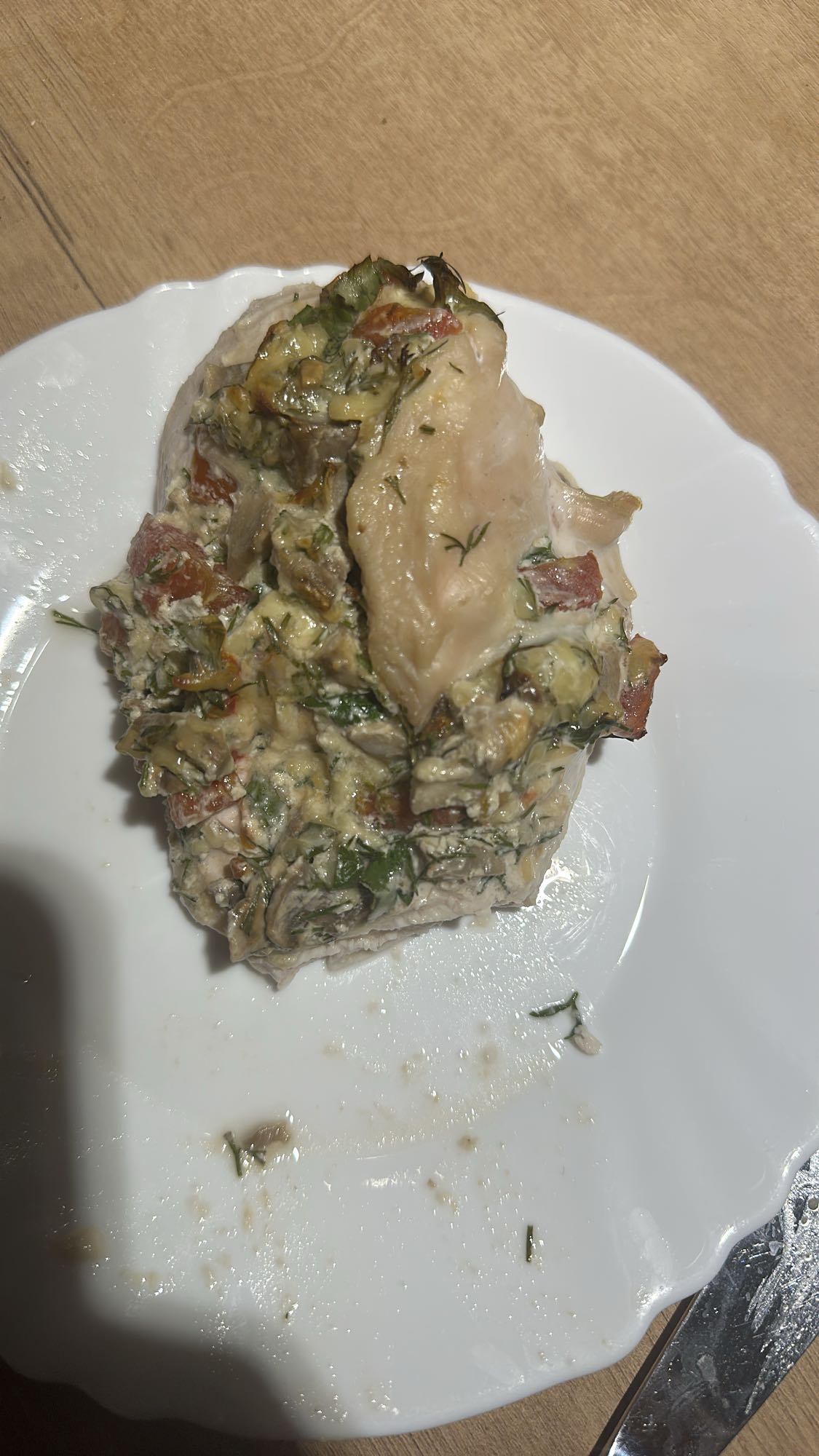 Курица с овощами