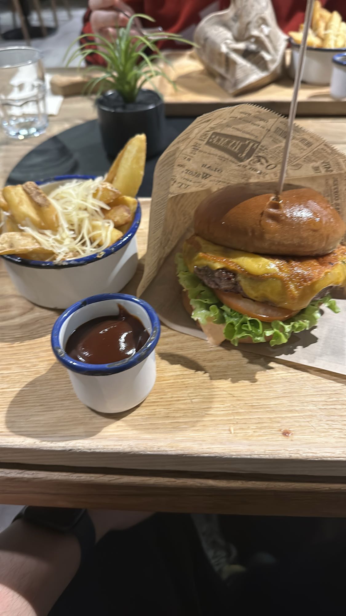 Cheeseburger with Fries