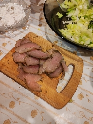 Roast Beef with Salad