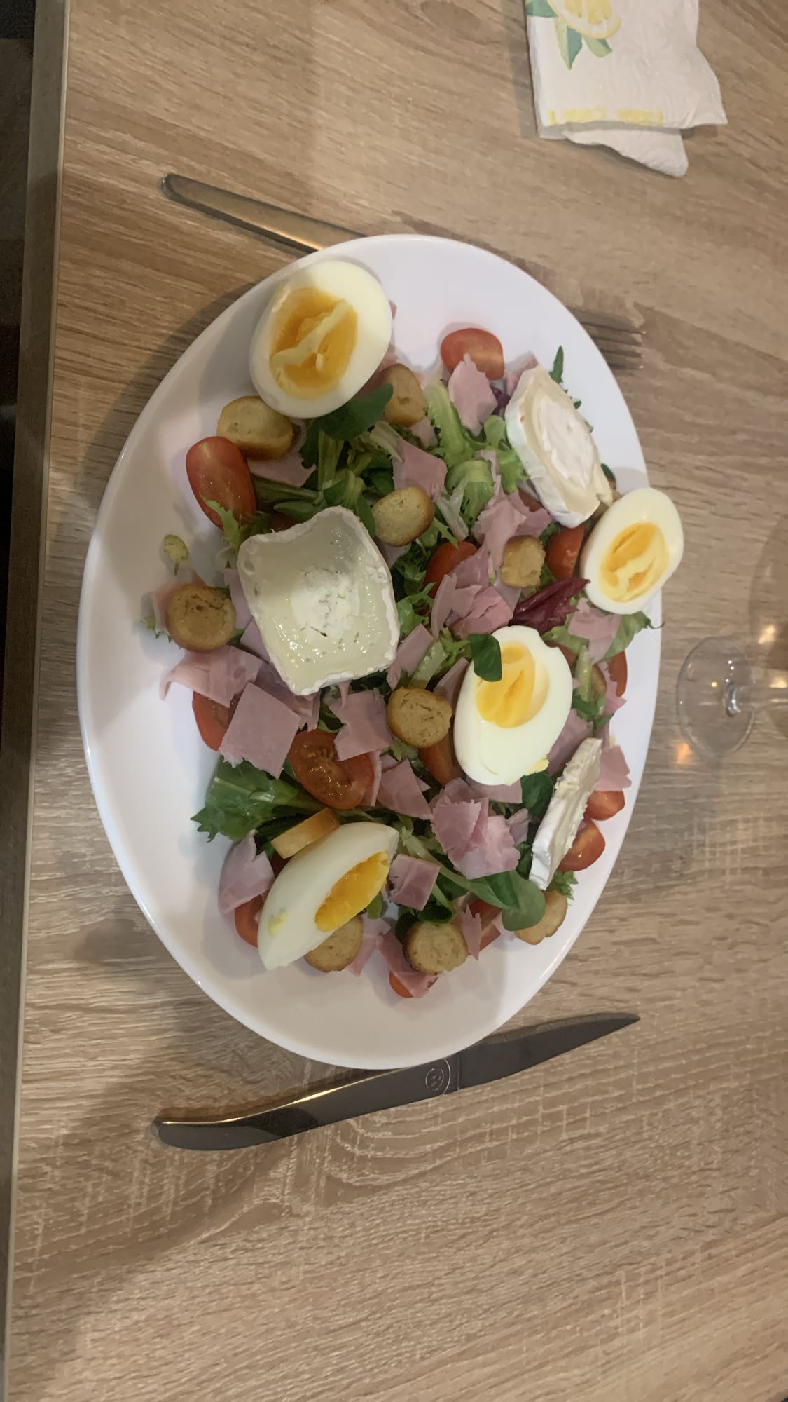 Salade composée protéinée