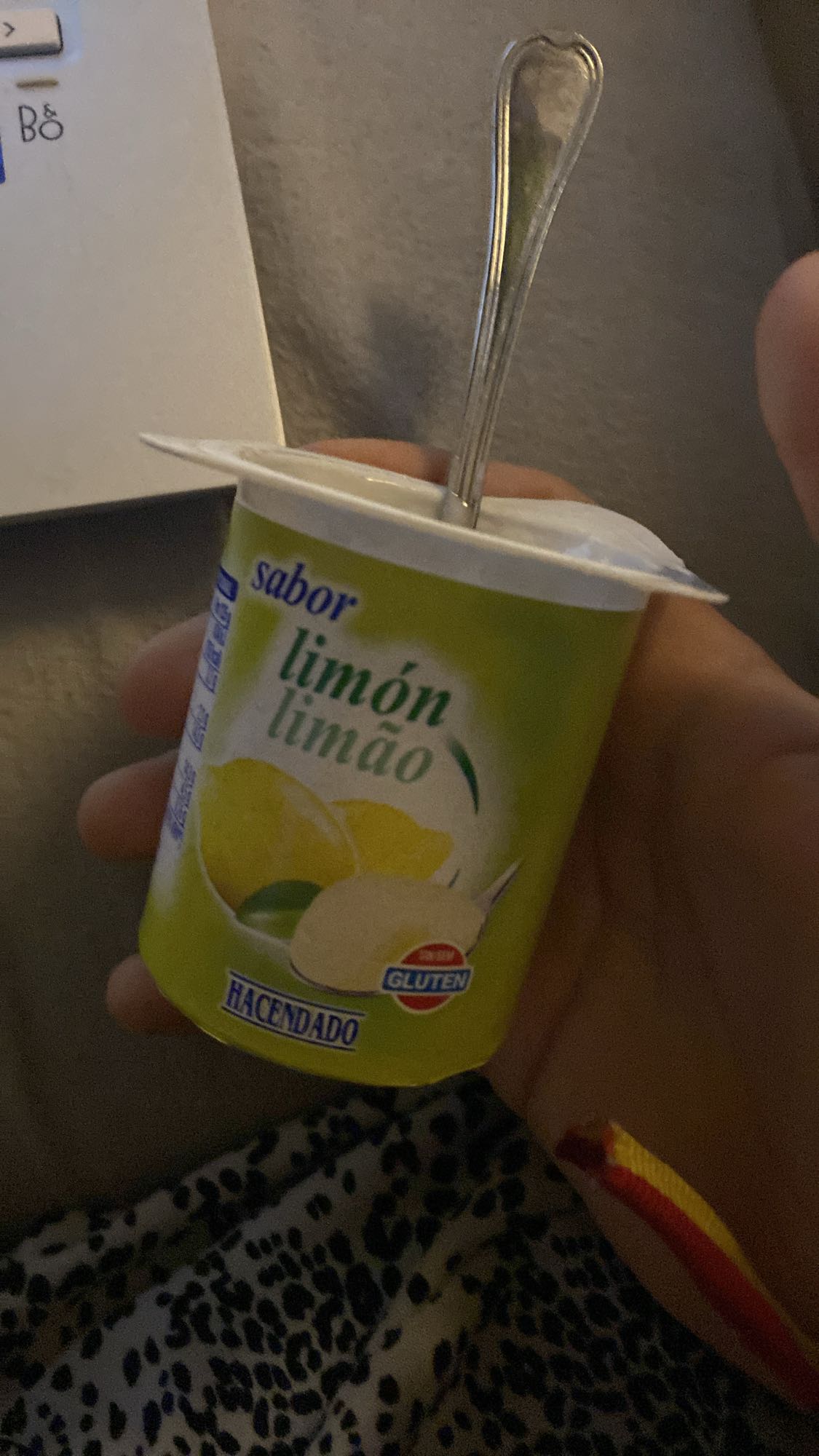 Yogur sabor limón
