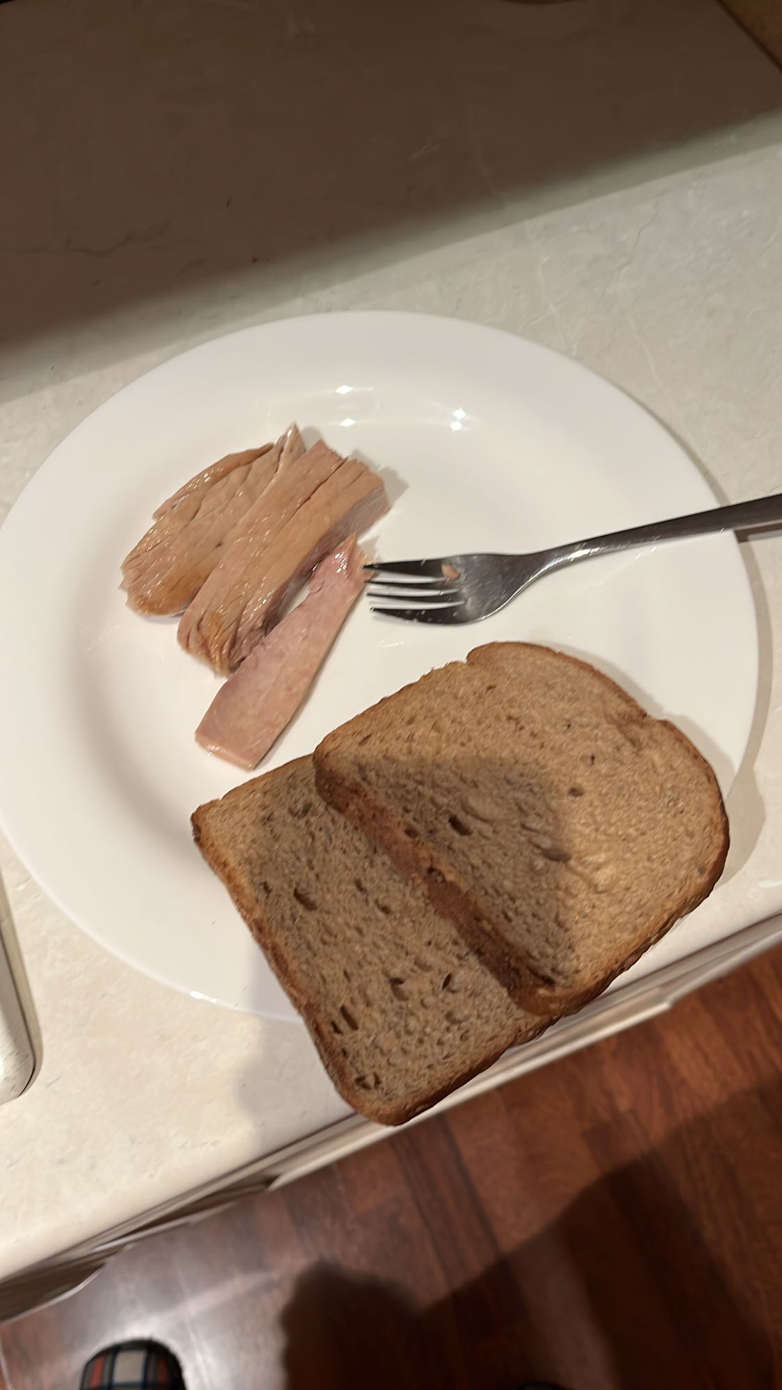 Tuna with Whole Wheat Bread
