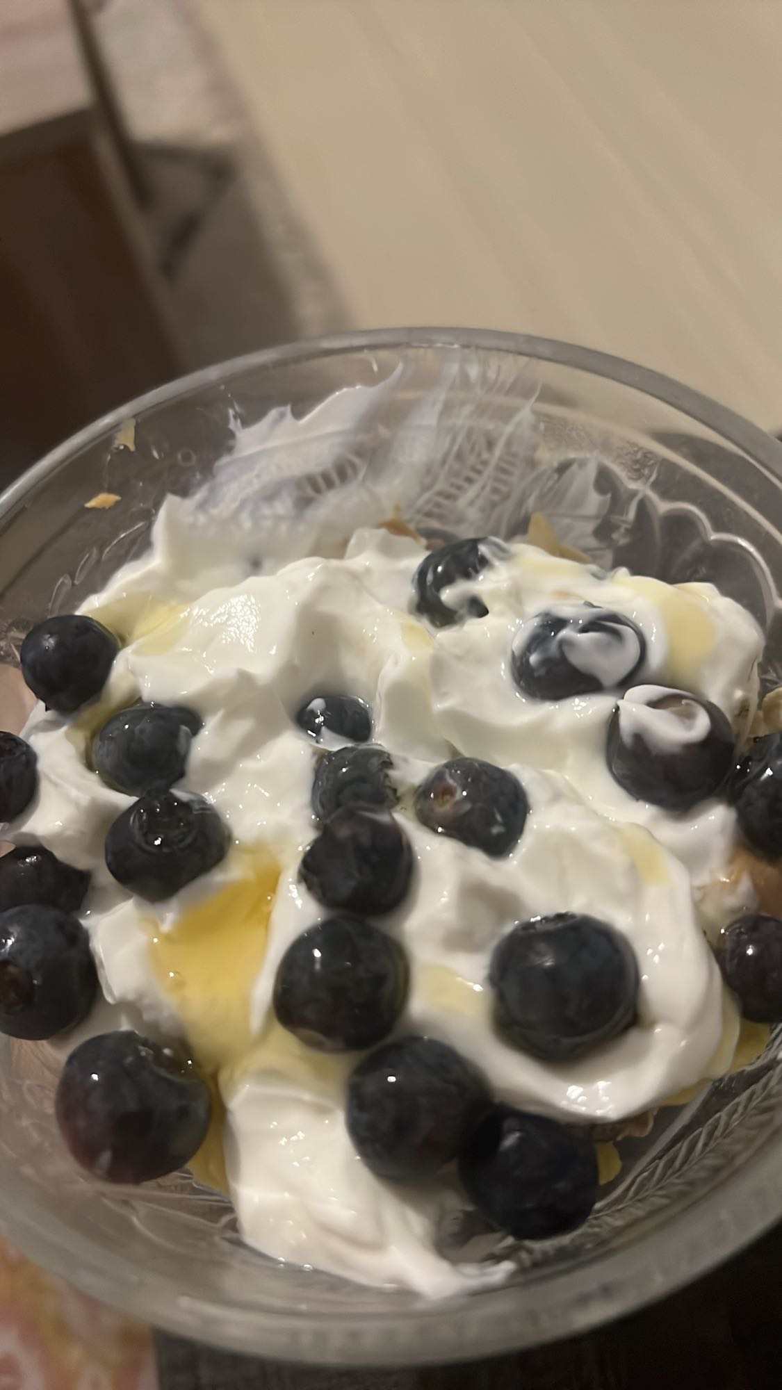 Yaourt aux myrtilles