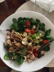 Ensalada de pollo