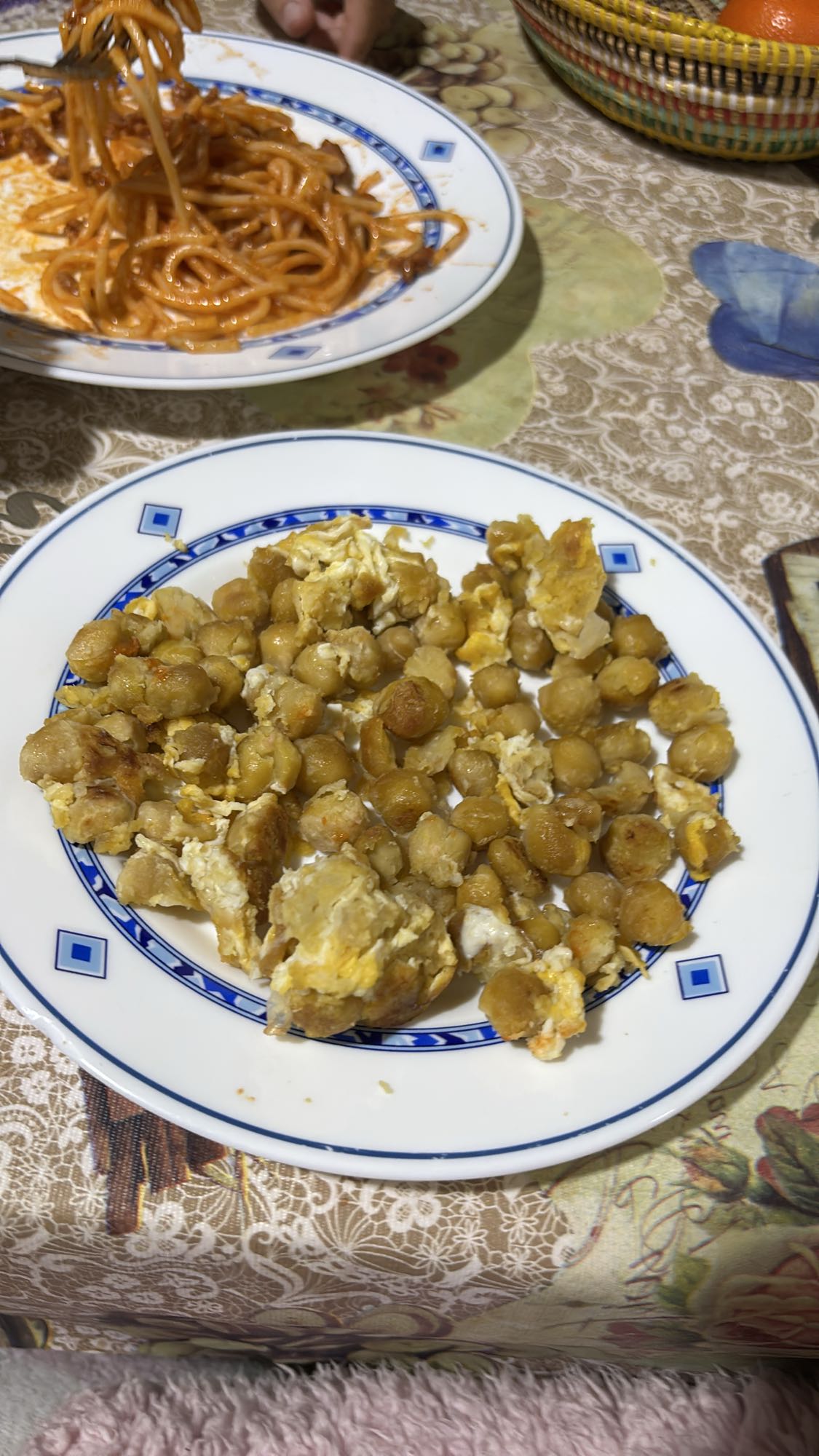 Garbanzos con huevo