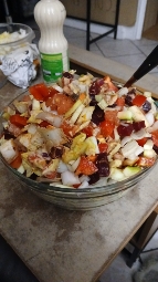 Salade composée fraîche